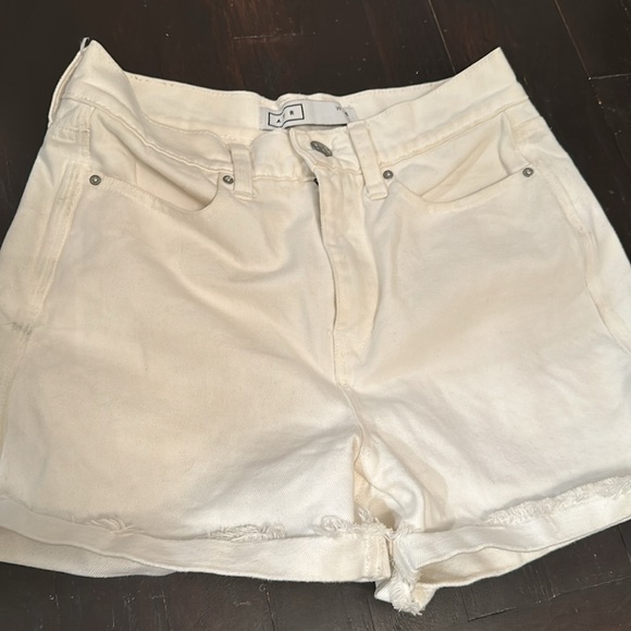 AYR CUFFED DENIM SHORTS - Picture 2 of 2